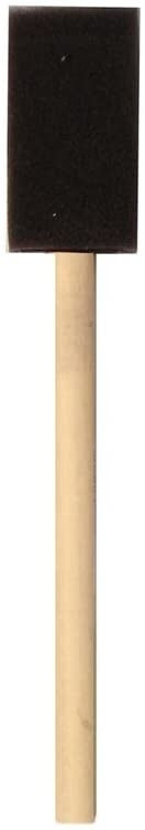 Wooden Handle Foam Brush 1 Inch