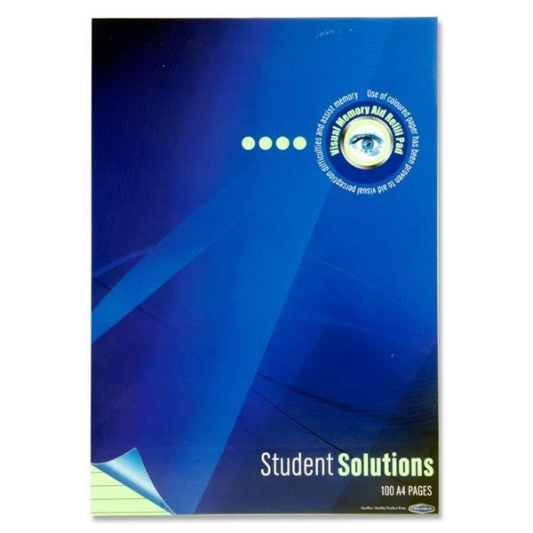 A4 100pg Visual Memory Aid Refill Pad - Green