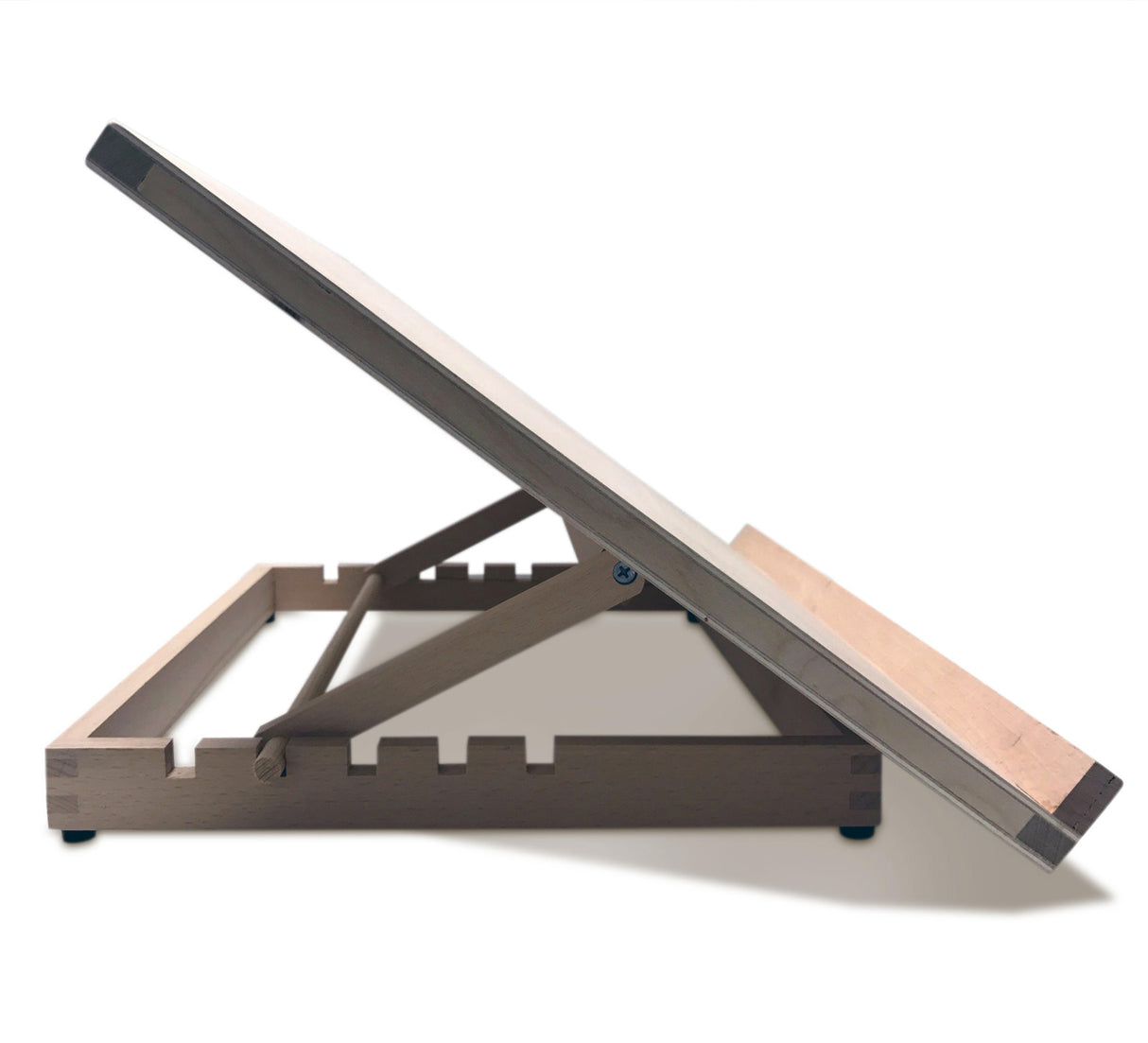 A2 Beech wooden work station easel