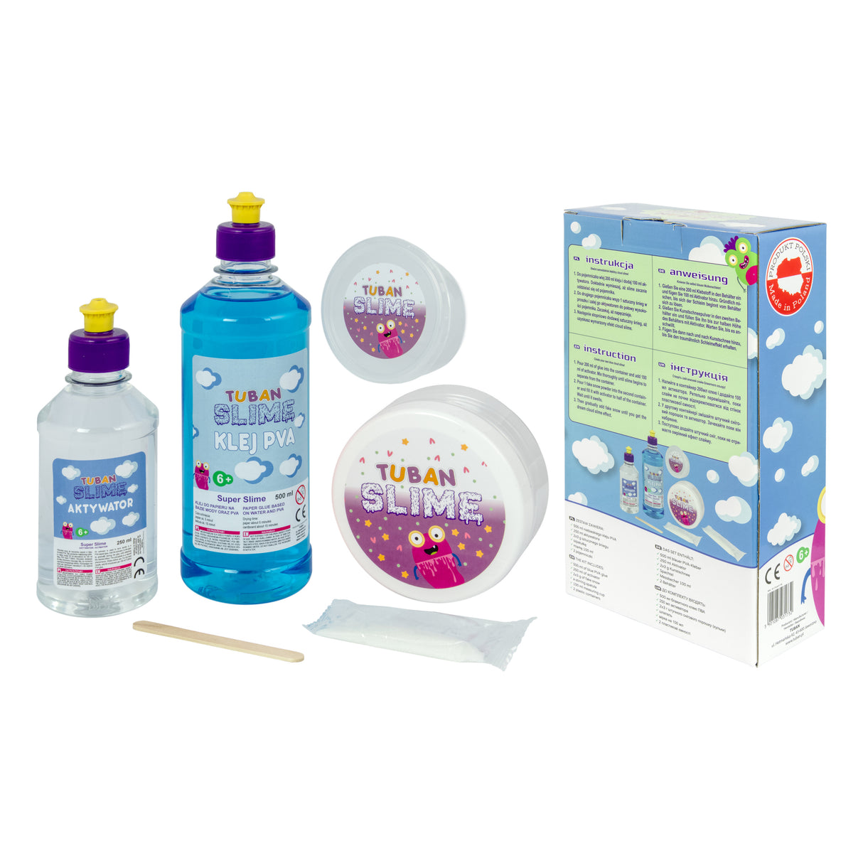 Tuban Slime Diy Kit Xl – Cloud Slime