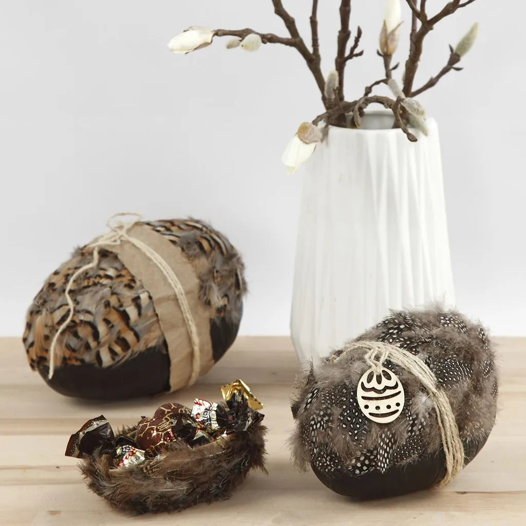 Two-piece Egg, L: 12 cm, 2 pcs