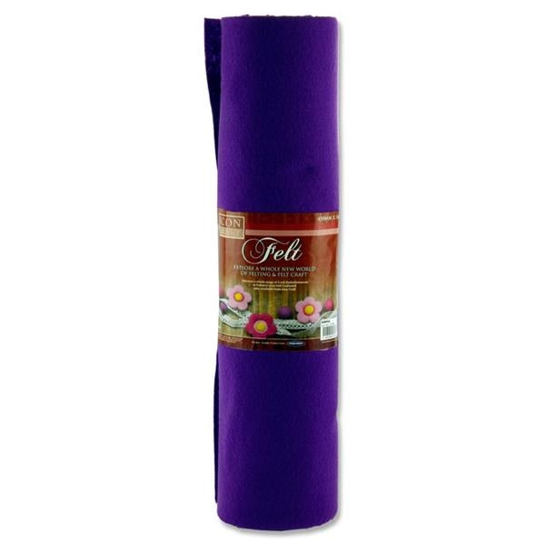 45Cm X 5M Roll Felt - Purple