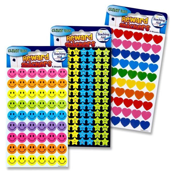 6 Sheets Reward Stickers