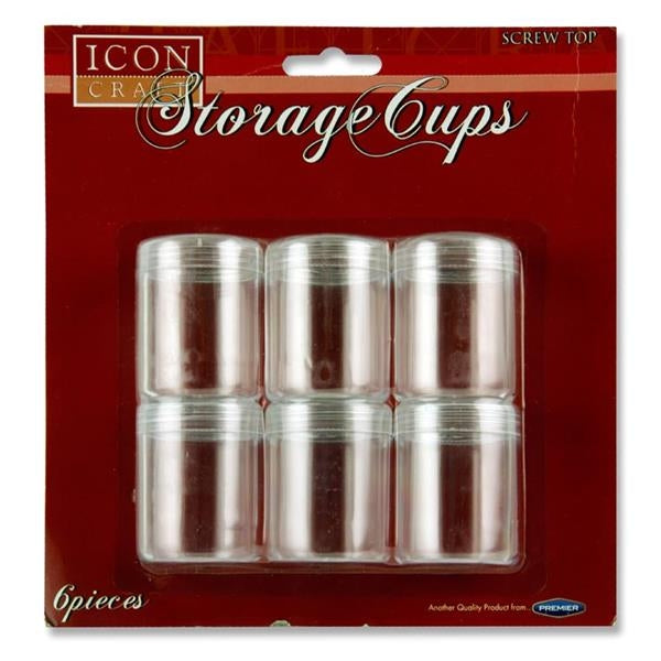 6 Bead Storage Cups 39X50mm