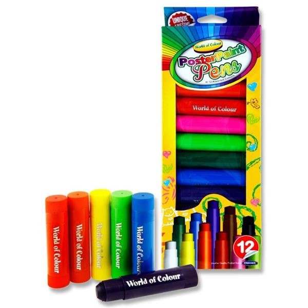 12x10g Poster Paint Pens