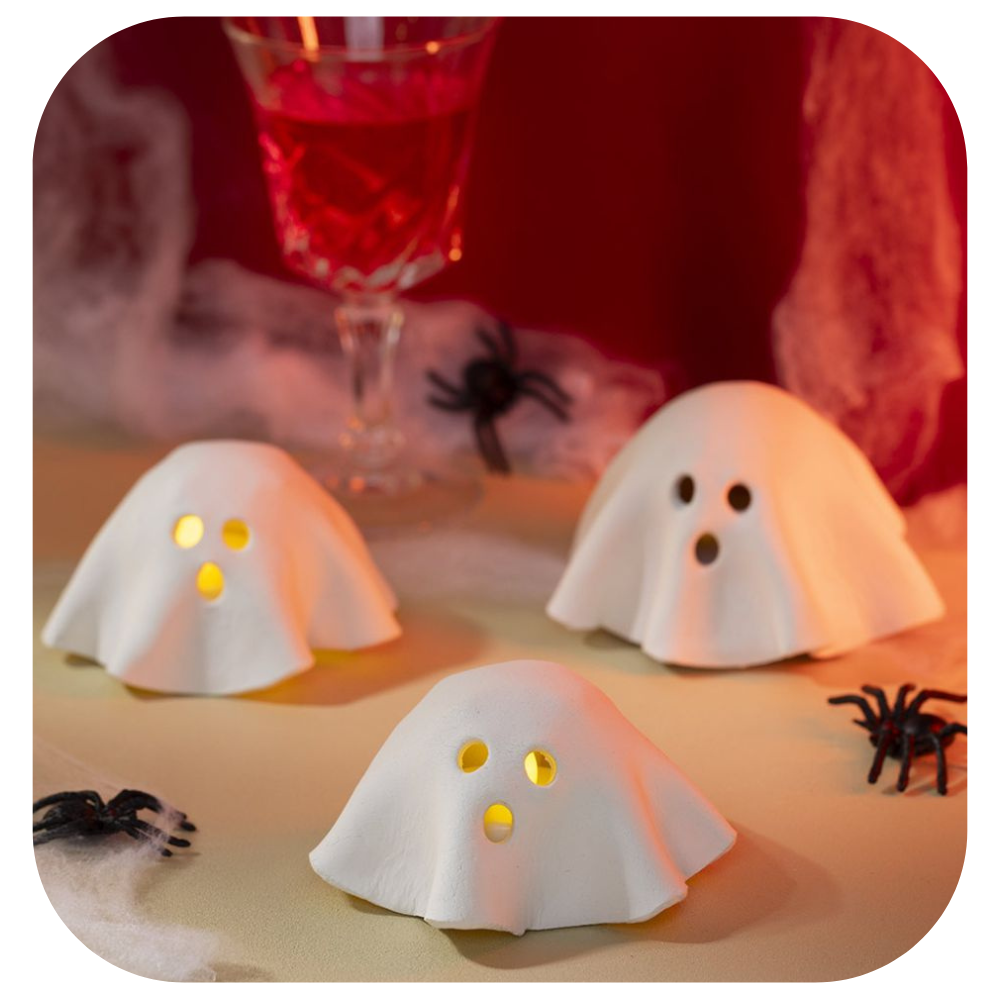 How to Sculpt Clay Ghosts
