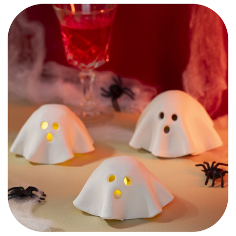 How to Sculpt Clay Ghosts