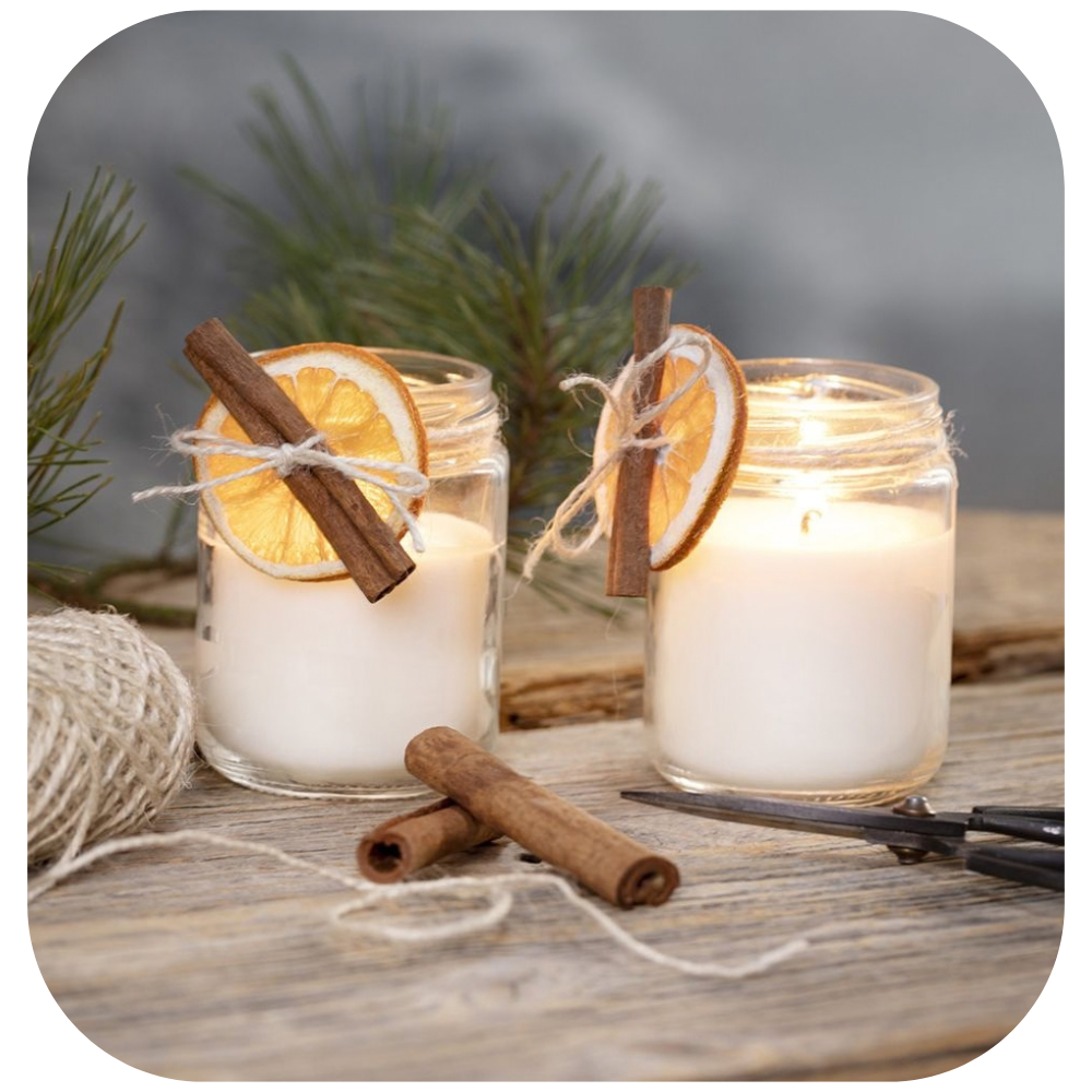 How to make Rapeseed Wax Candles in Jam Jars