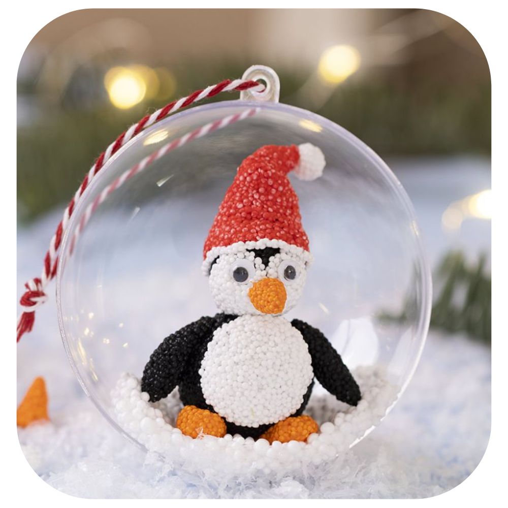 Make a Penguin Bauble for your Christmas Tree