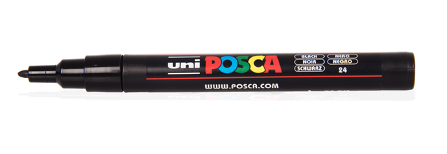 POSCA PC-3M: Fine Bullet Tip Paint Markers