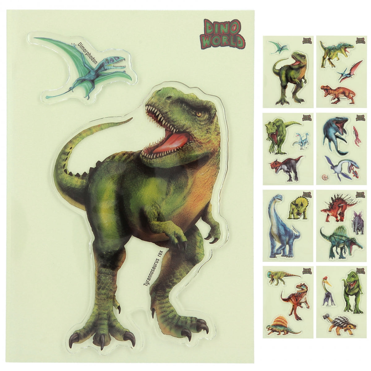 DINO World - Glibbies Stickers