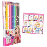 TOPModel - Basic Colouring Pencil Set (12 Colours)