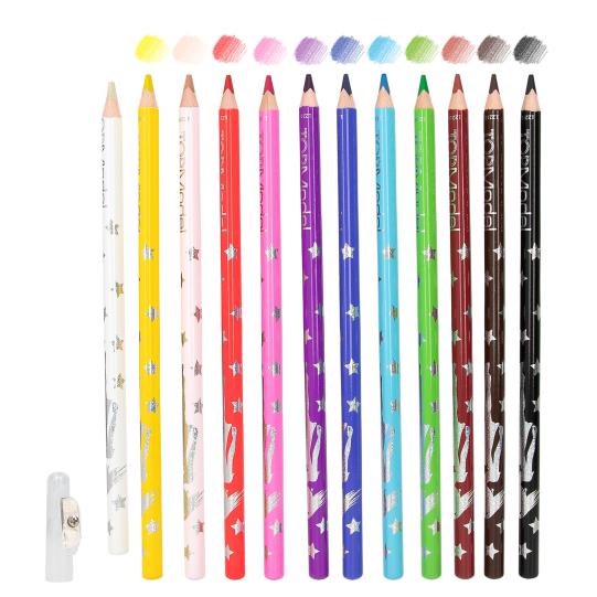 TOPModel - Basic Colouring Pencil Set (12 Colours)