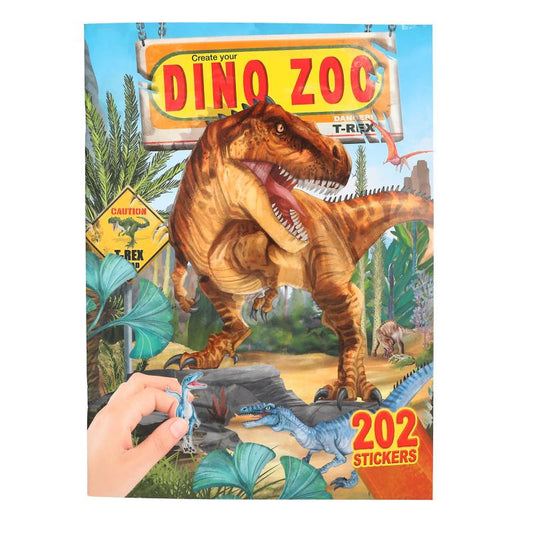 Create Your DINO ZOO Sticker Book