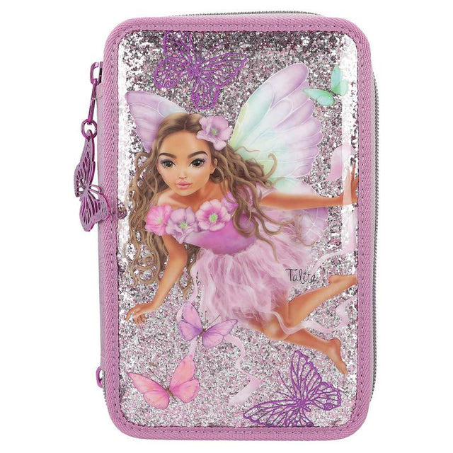 TOPModel Triple Compartment Filled Pencil Case - Fairy