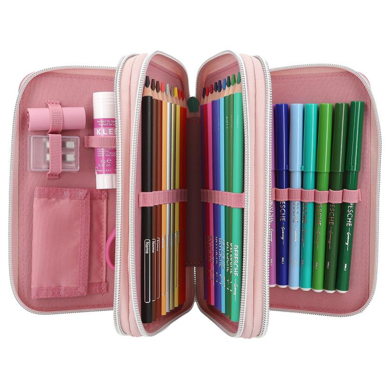 Bluey 3 Tier Large Pencil Case Multi Compartment School