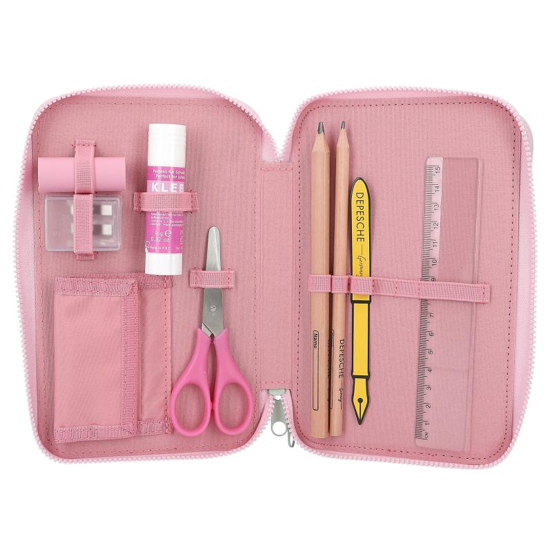 TOPModel Triple Compartment Filled Pencil Case - Wild Panda