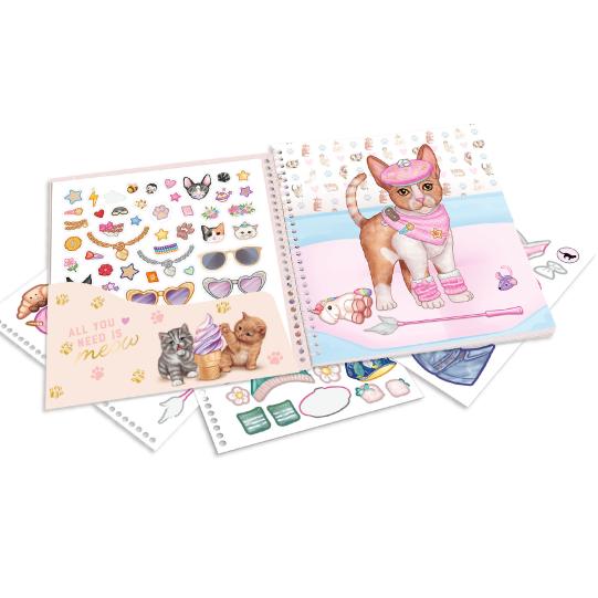 TOPModel - Dress Me Up Stickerbook KITTY