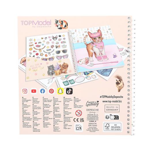 TOPModel - Dress Me Up Stickerbook KITTY
