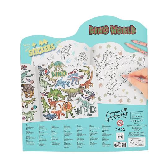 Dino World Colouring Book Figural