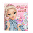 TOPModel Colouring Book With Sequins - Cake & Bake