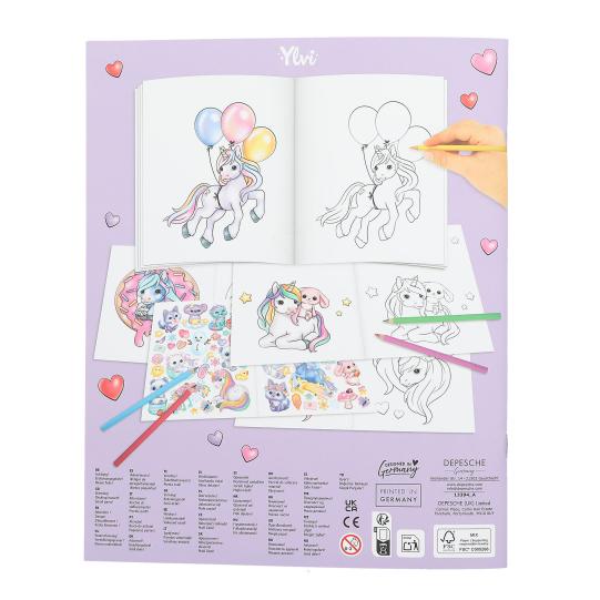 Ylvi Colouring Book - Create Your Unicorn