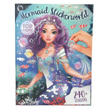 Mermaid-themed sticker book with a mermaid character on the cover, surrounded by sea creatures.