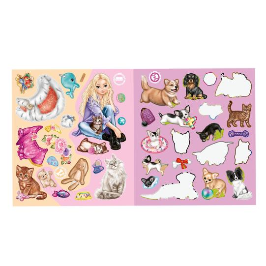 TOPModel Stickerworld - KITTY and DOGGY