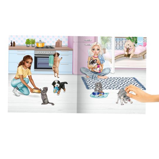 TOPModel Stickerworld - KITTY and DOGGY