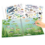 Create your Ocean Life With Holofoil Stickers Book
