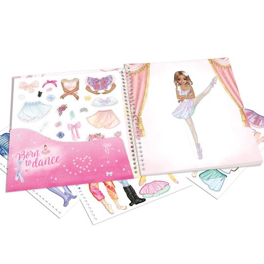 TOPModel Dress Me Up Stickerbook BALLET