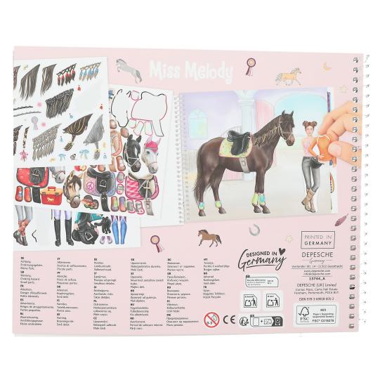 Miss Melody Sticker Book - Dress Me Up Big