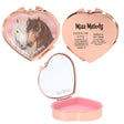 Miss Melody Metal Tin Heartshaped With Mirror Inside