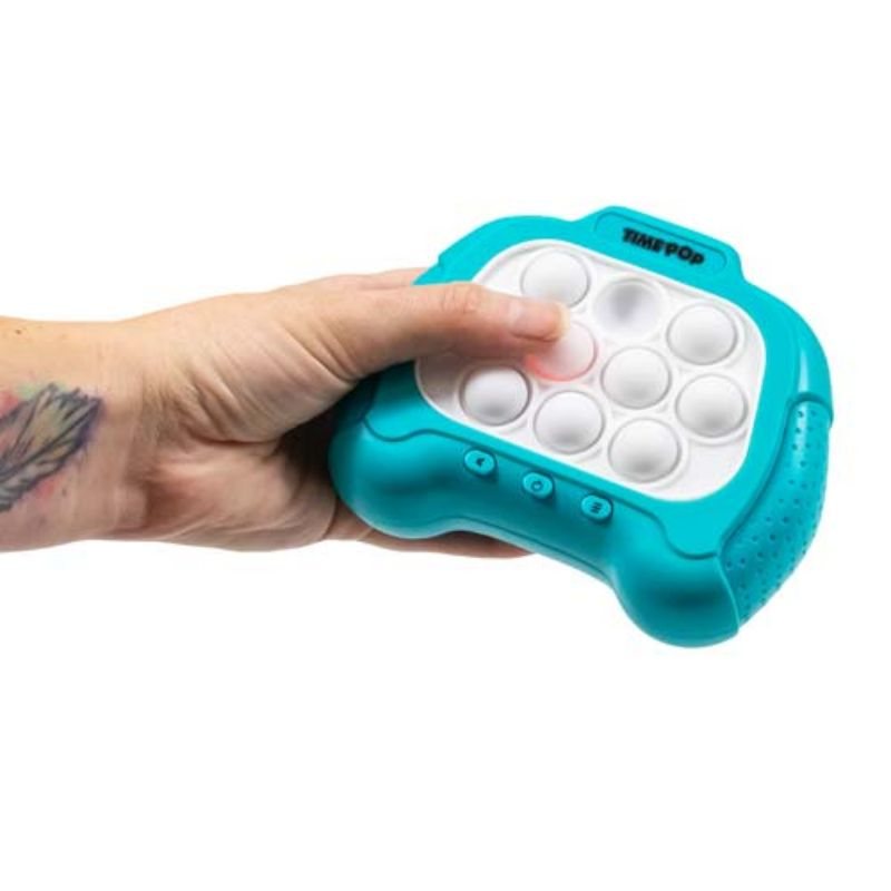 Time Pop Light Up Push Popper Game - Blue