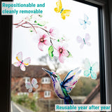 Window Sticker Pack - Hummingbird and Butterflies 