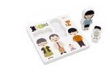 Foam Figurines Asian Family