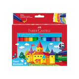 Faber-Castell Felt Tip Jumbo Washable Markers (12 Pack)