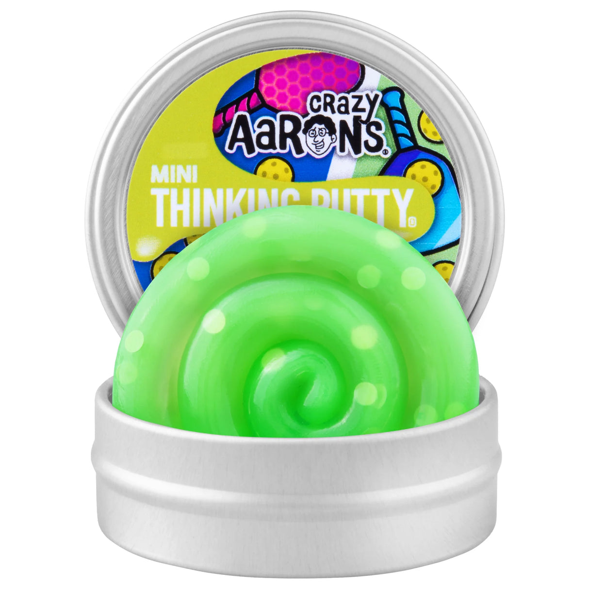 Crazy Aaron's Thinking Putty Mini Tin - Pickleball