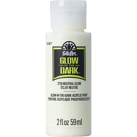 FolkArt Glow-in-the-Dark Acrylic - Neutral