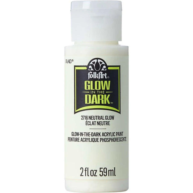 FolkArt Glow-in-the-Dark Acrylic - Neutral