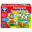 Orchard Toys Farmyard Heads and Tails Game