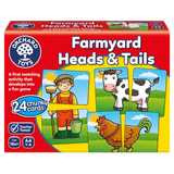 Orchard Toys Farmyard Heads and Tails Game