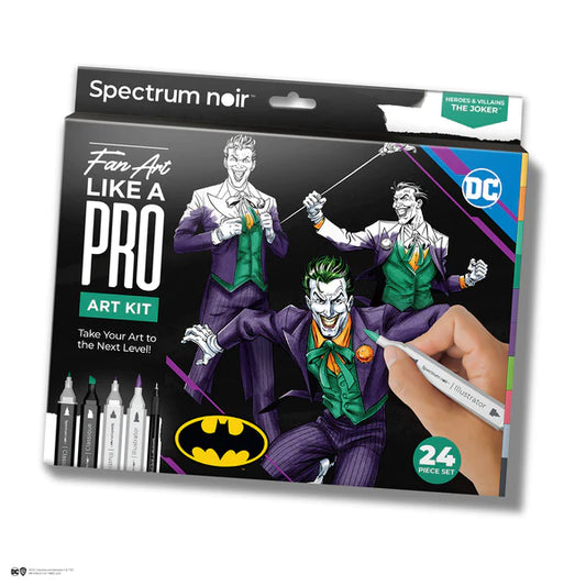 Spectrum Noir Fan-Art Like a Pro 24 Markers Kit - The Joker