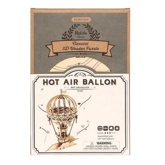 Hot Air Balloon Wooden Model Kit