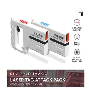 Sharper Image Toy Laser Tag Handtank Attack Pack of 2