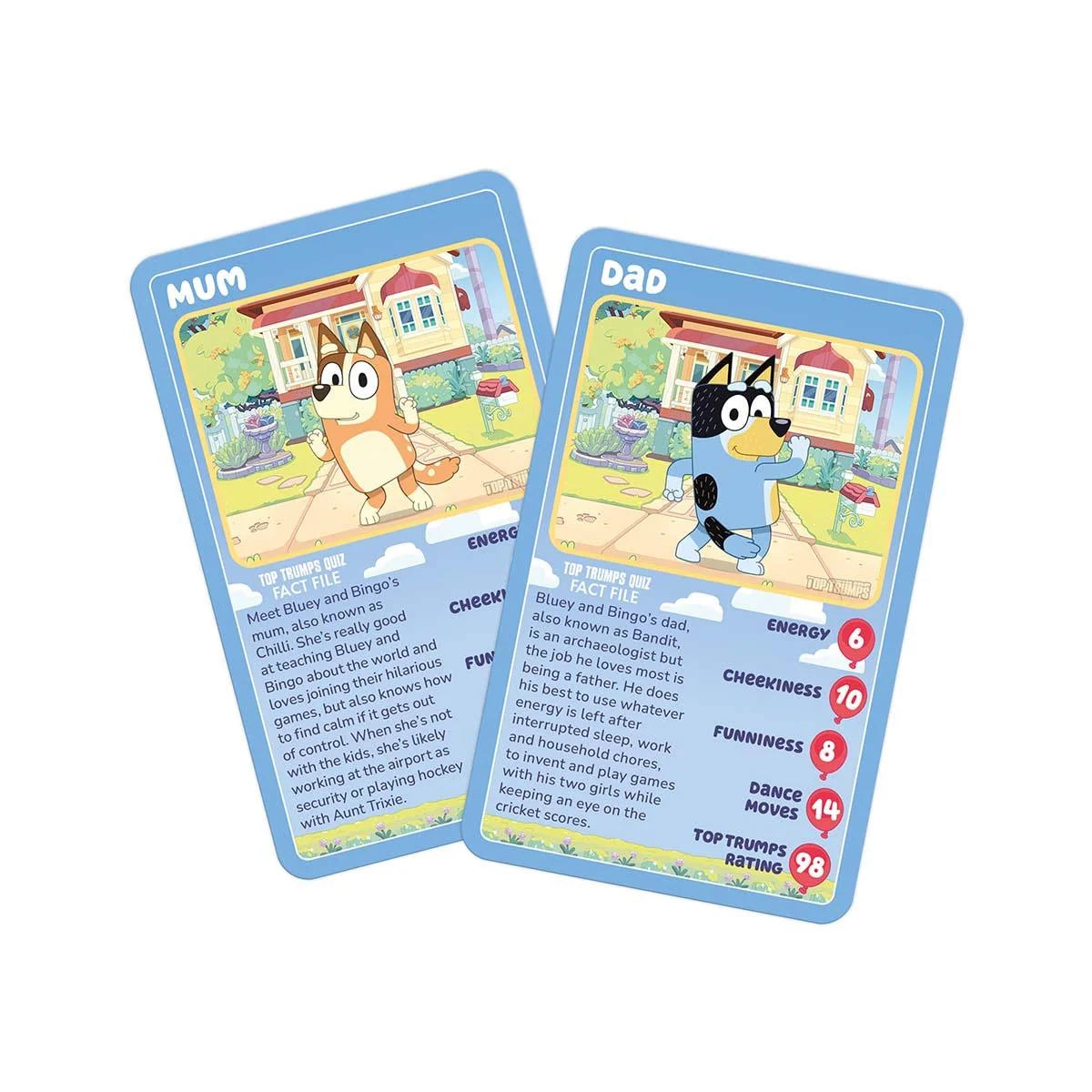 Top Trumps Card Game - Bluey