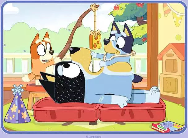 4 In A Box Jigsaw Puzzles - Bluey