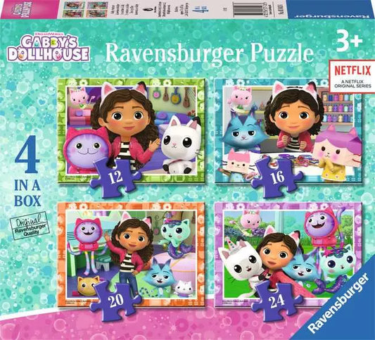 Gabby's Dollhouse - Children’s Puzzles 4 In A Box
