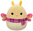 Squishmallows 20 Inch - Miry the Yellow Moth with Plaid Scarf