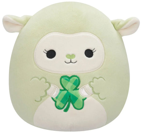 Squishmallows 8 Inch - Green Lamb with Shamrock